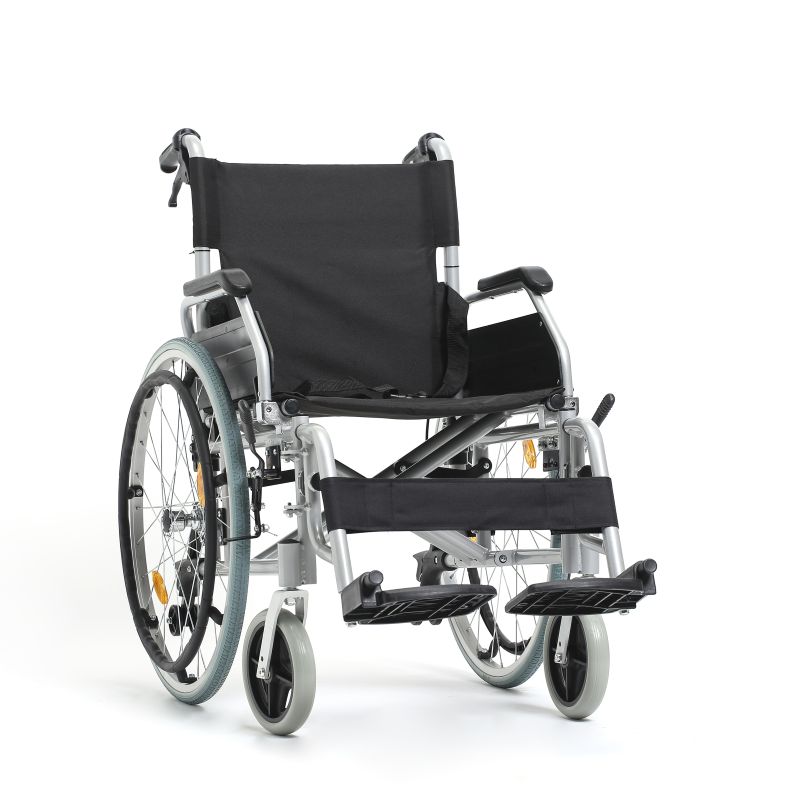What you need to know about choosing a wheelchair 2 A manual wheelchair.