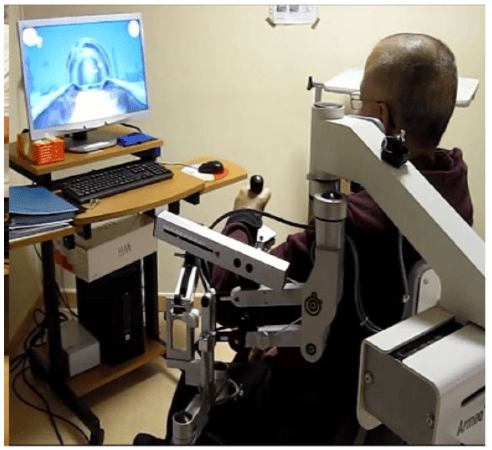 How Practice Helps the Brain Recover After a Stroke 6 An ArmeoSpring being used