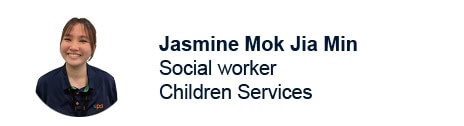 Easing the Weight of Caregiving Stress 1 Byline of social worker of Children Services Jasmine Mok Jia Min