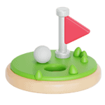 SPD Charity Golf 2026 2 White and Purple Illustrative Tech Gaming Event Website