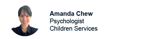 Byline for S P D Children Services psychologist Amanda Chew