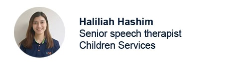Your Child’s Language Starts with Toys 1 Byline for S P D senior speech therapist Haliliah Hashim