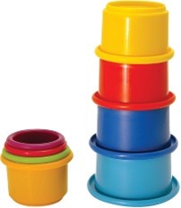 Your Child’s Language Starts with Toys 5 Colourful stacking cups