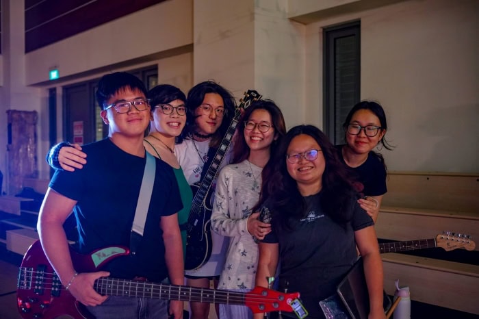 Silence to Strength: How Clara is finding her voice to advocate for inclusion 1 Clara with some of her band mates