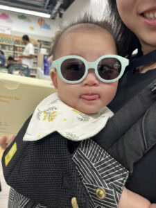 Showing Up with Heart: Occupational therapist Bradley Lam on fatherhood and caregiving 2 Baby daughter in shades