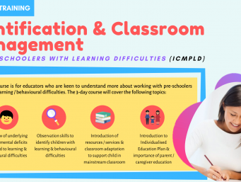 Identification and Classroom Management for Pre-schoolers with Learning Difficulties (ICMPLD)