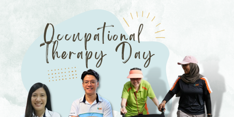A photo collage of S P D occupational therapists