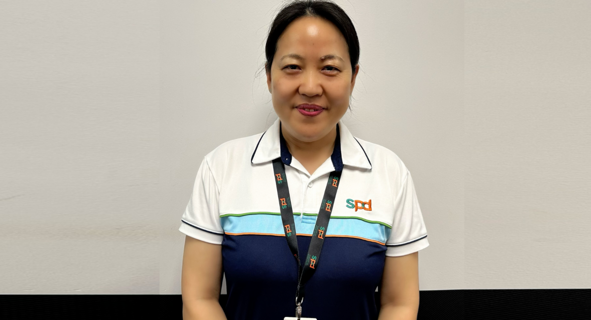 A photo of S P D nurse Ruimin