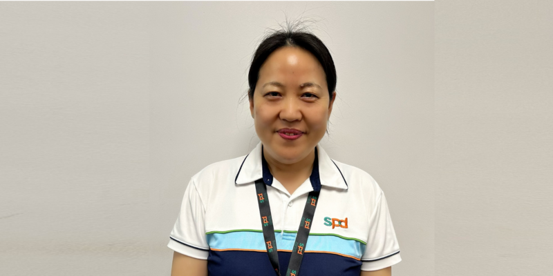 A photo of S P D nurse Ruimin
