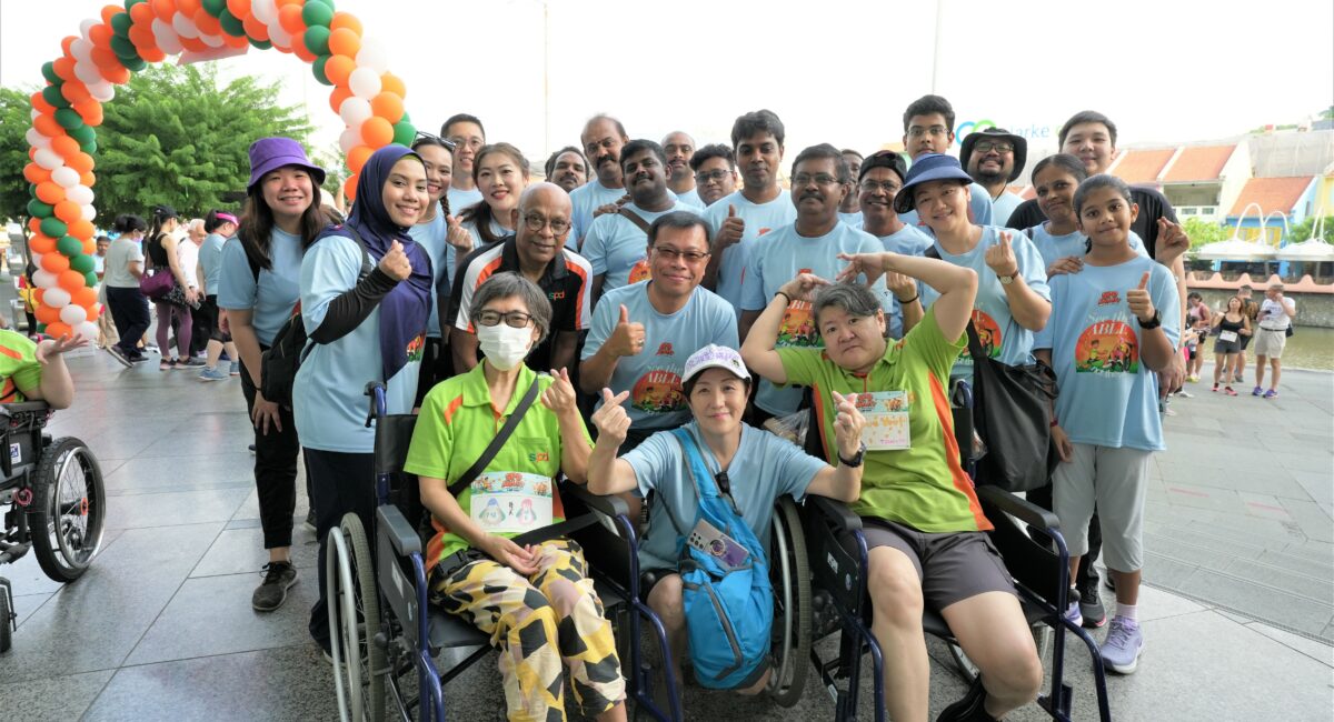 A group of participants at the SPD Ability Walk & Run