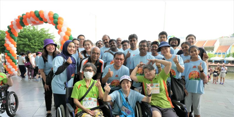 A group of participants at the SPD Ability Walk & Run