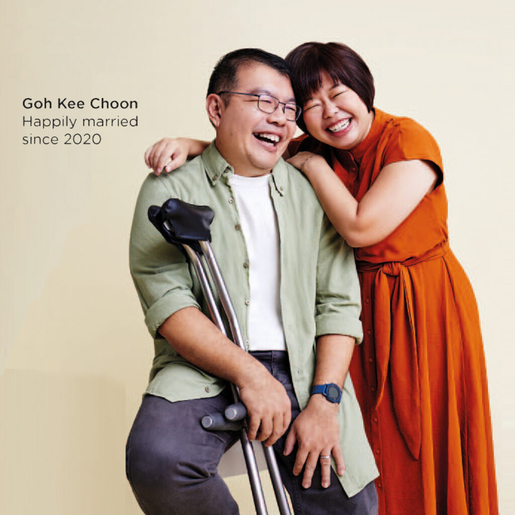 Kee Choon and Ziying smiling