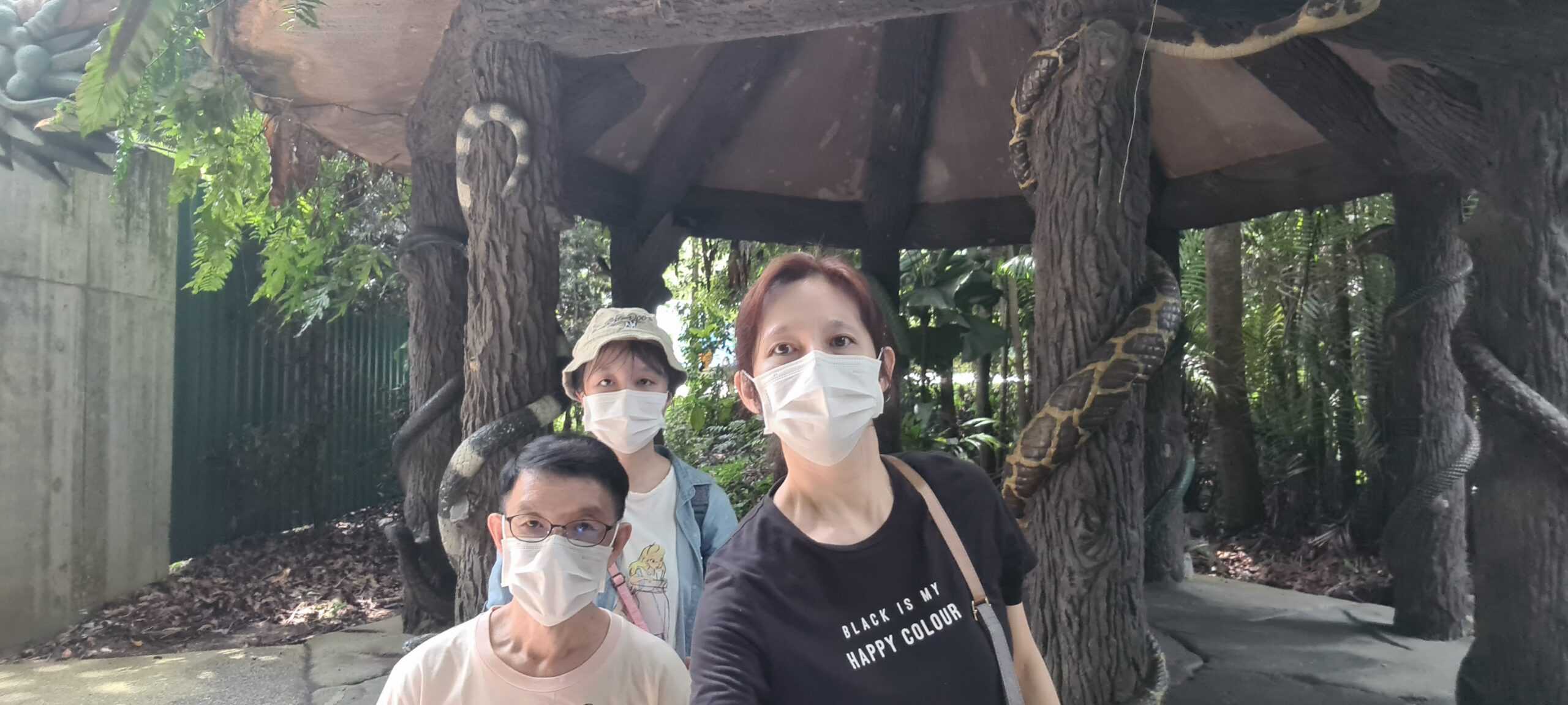 Mr Tan with his wife and daughter