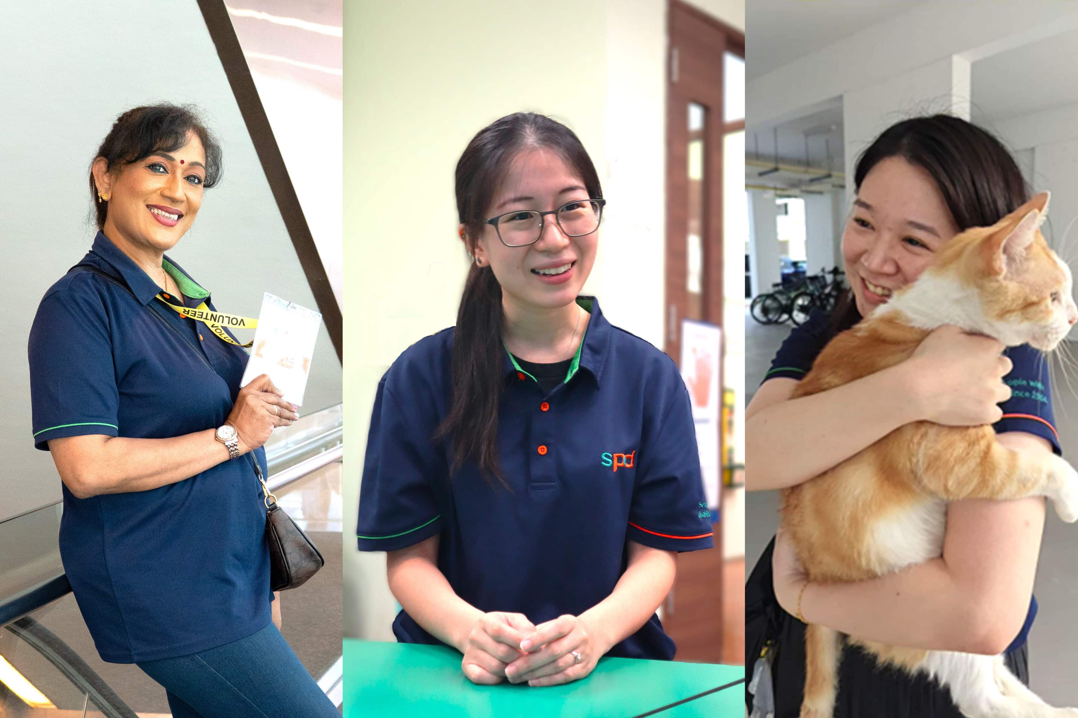 S P D teachers Sara, Jean and Shiu Yee