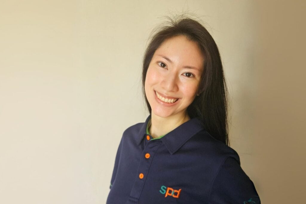 Power of Care – Finding voices, building confidence 8 Qingwen in S P D uniform