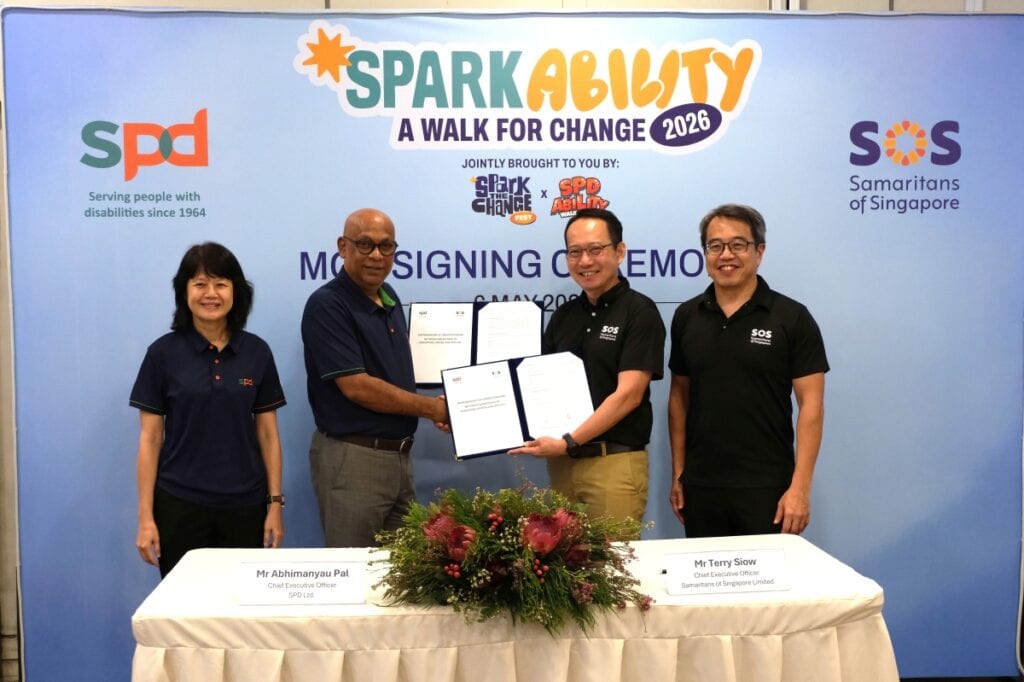 SPD and Samaritans of Singapore Join Forces to Launch Inaugural SparkAbility 2026: A Walk for Change 2 SPD SOS MOU Signing